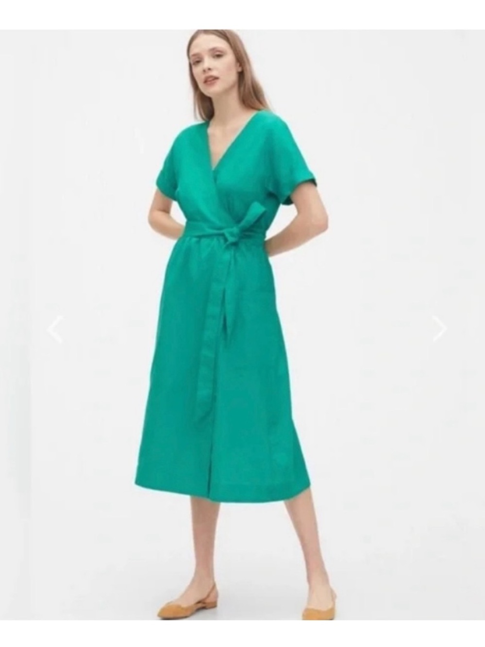Gap linen wrap dress 🌷